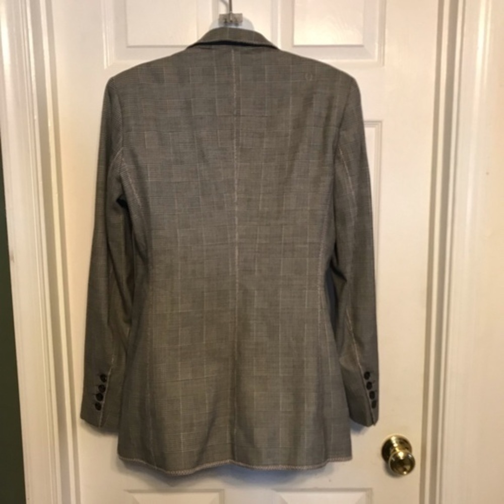 John Galliano for Saks Jandel plaid Jacket size 8 - Picture 5 of 8